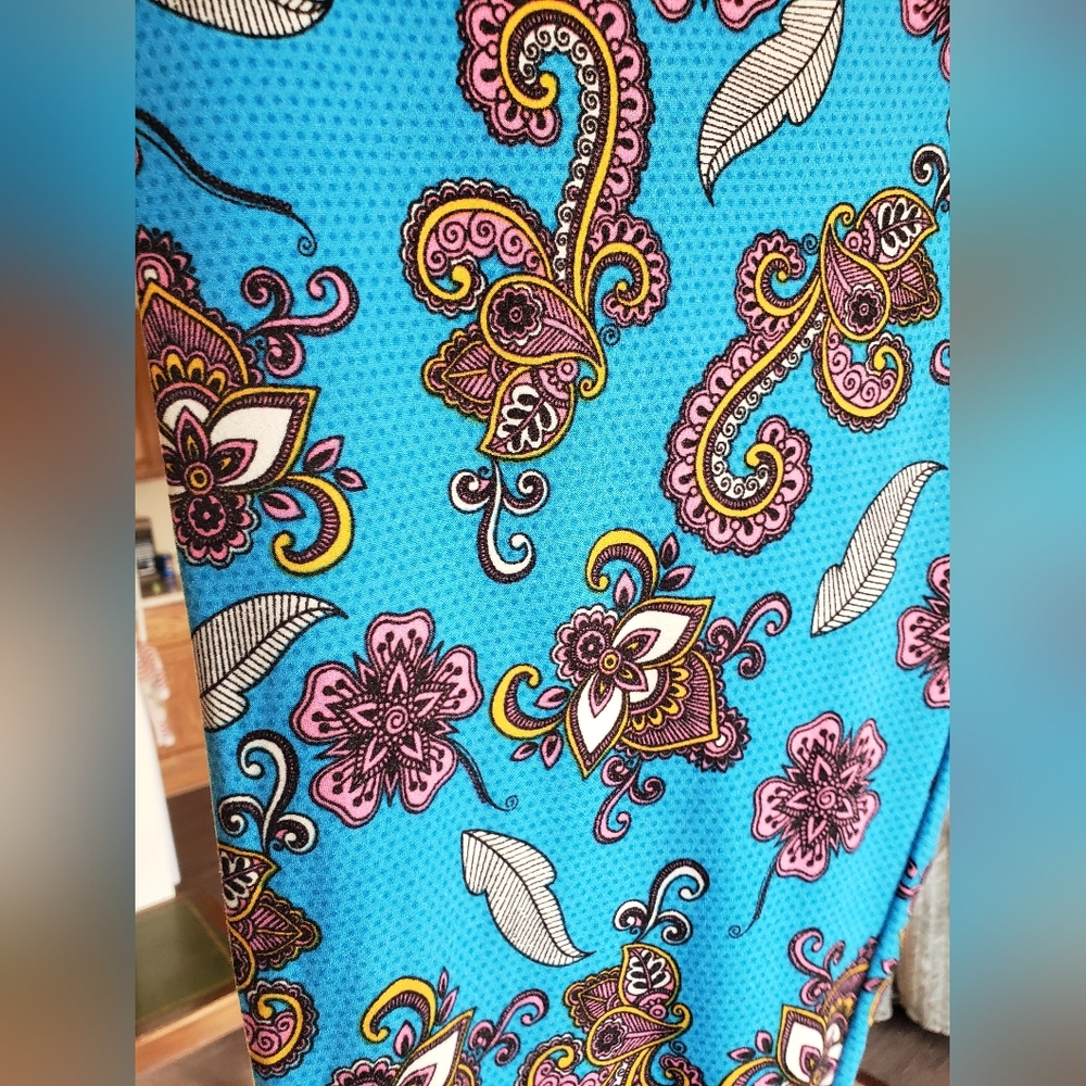 NWT lularoe Victorian on modern print leggings TC - Picture 9 of 13